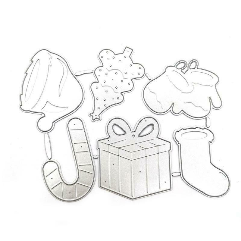 Christmas Stocking Tree Metal Cutting Dies Stencil DIY Scrapbooking Album Paper