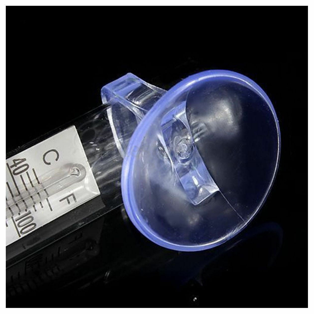 5 x Glass Meter Aquarium Fish Tank Water Temperature Thermometer Suction Cup