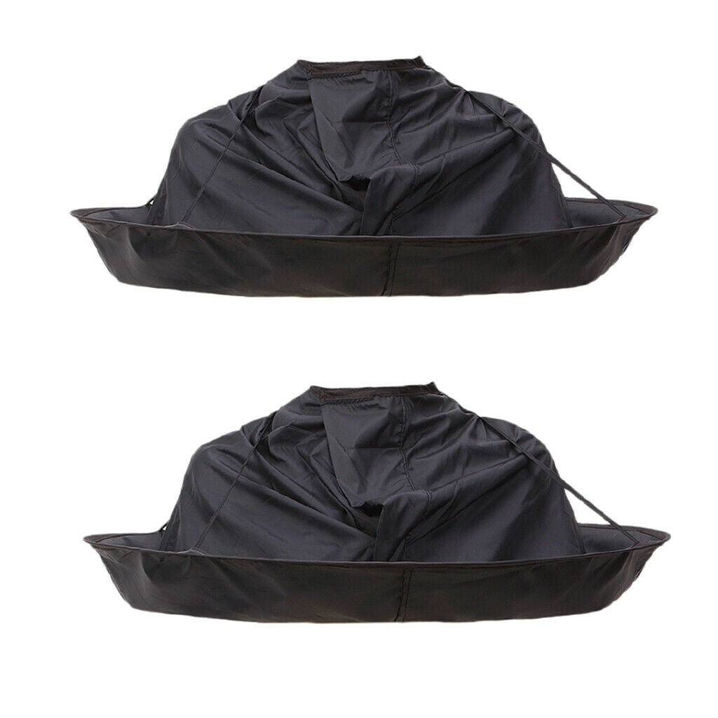 2x Professional Hair Cutting Cape Hairdressing Umbrella Cloak Salon Barber