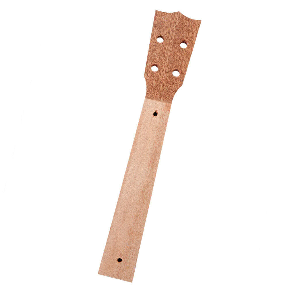 Ukulele Concert Neck Veener Sapele Wood Ukulele Guitar Neck DIY Parts 21inch