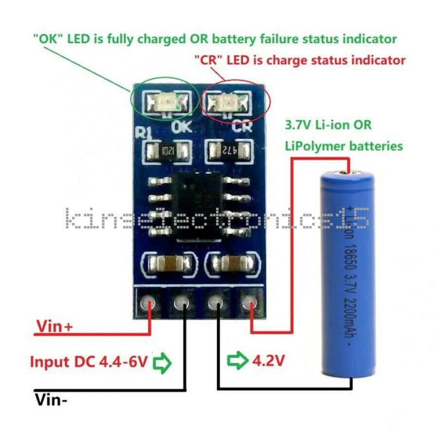 1 PCS 1A 5V MPPT Solar Controller for 3.7V 4.2V Li-ion and LiPolymer batteries