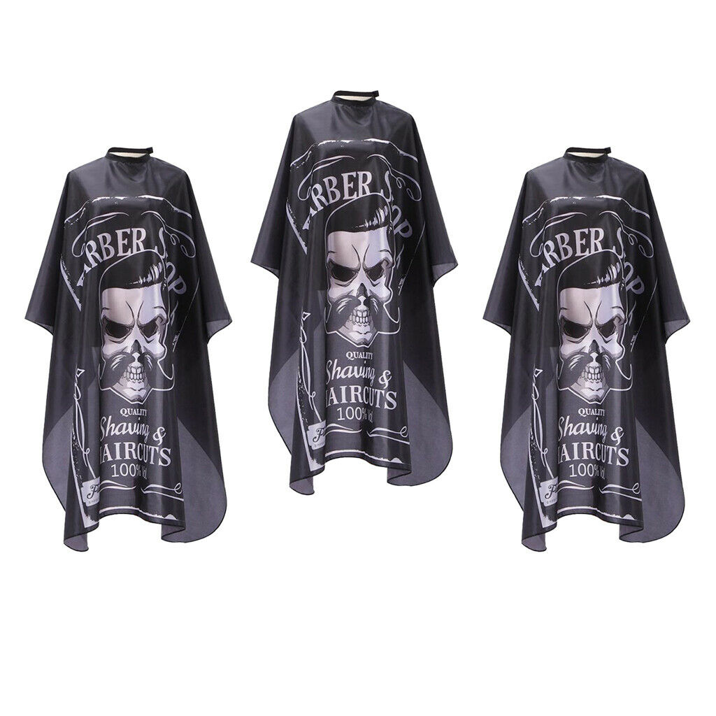 Wholesale 3x Barber Shop Cape Haircutting Gown Patterned Perming Aprons