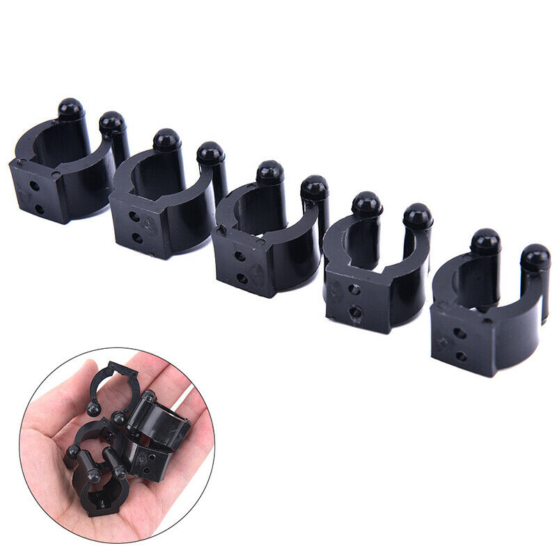 5Pcs Plastic Club Clip Fishing Rod Pole Storage Rack Tip Clamps Hold.l8