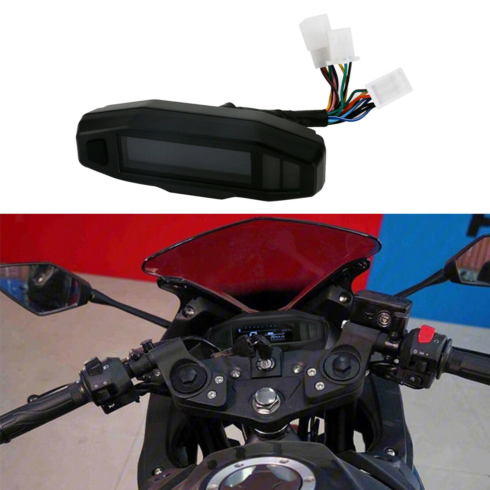 Universal Motorcycle RPM Motorcycle Meter 0~199km/H Without sensor