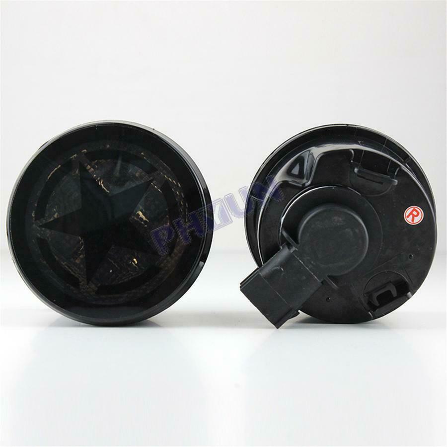 For 2007-18 Jeep Wrangler JK LED Smoke Turn Signal Lights Five Star Style 2Pcs