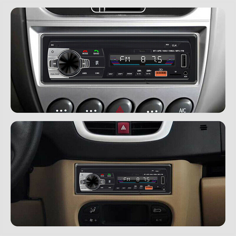 Car 1 Din Mp3 Bluetooth Hands-Free Radio USB Lossless Music Player 4 Channel