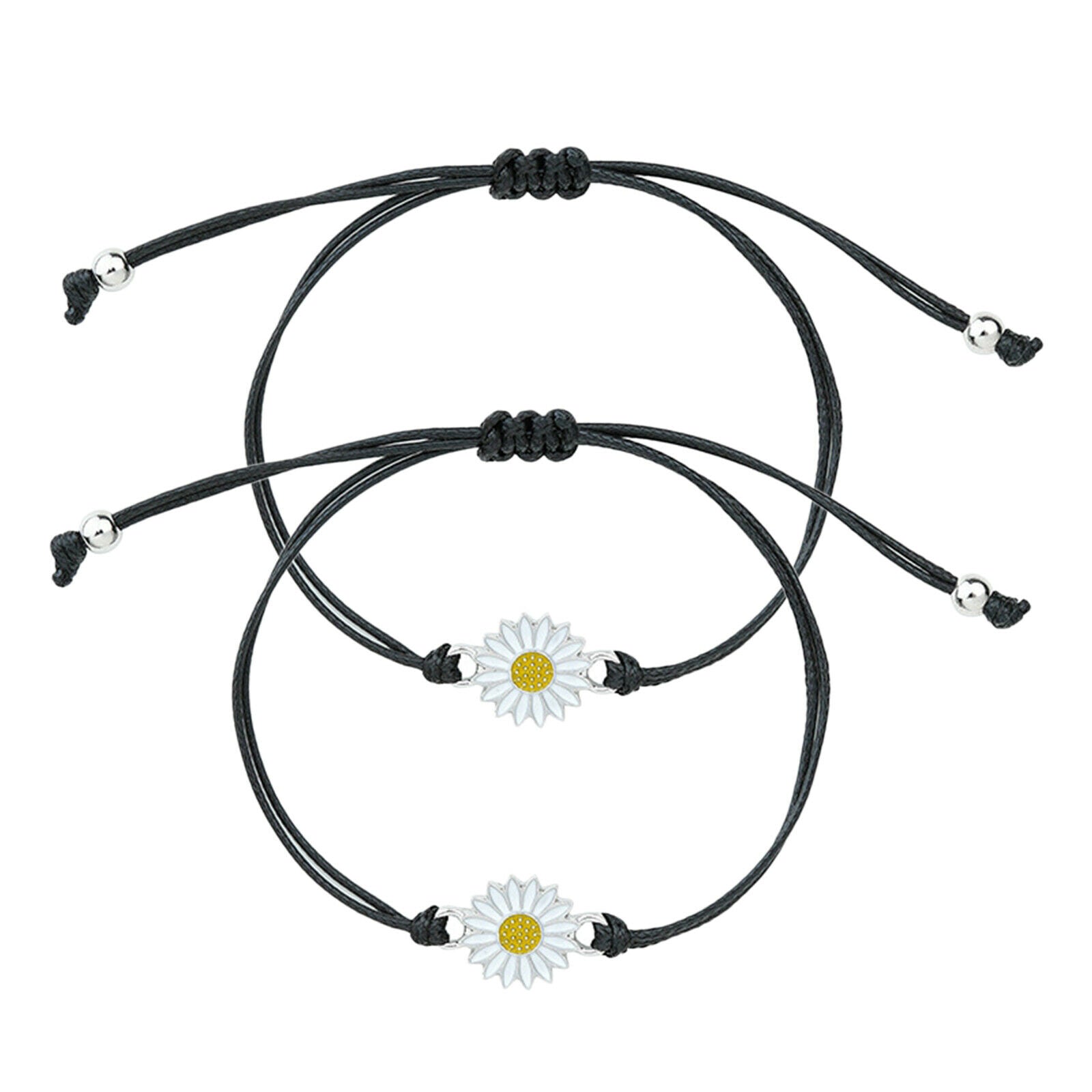 Boho Sunflower Love Lucky Bracelet Jewelry Friendship Graduation White