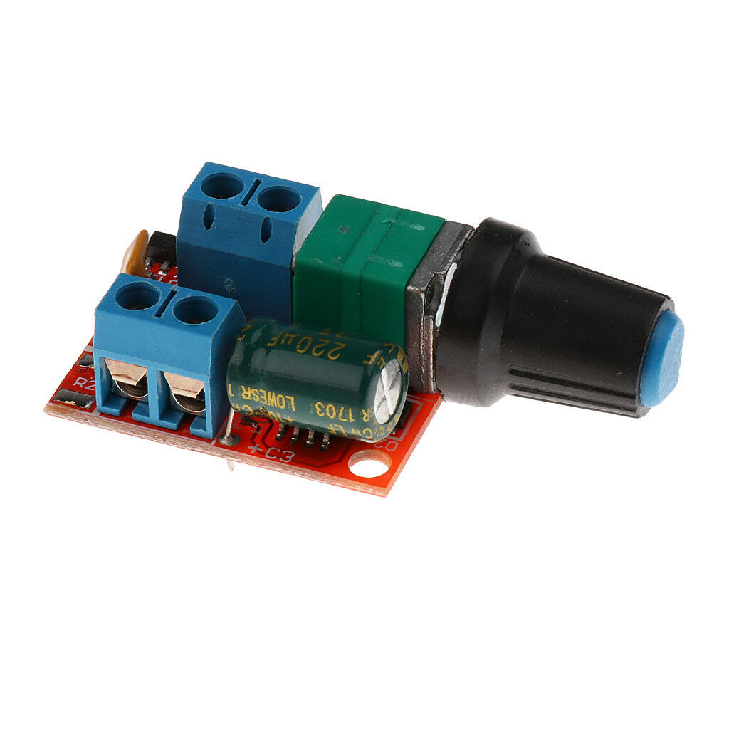 5A DC Motor PWM Speed Controller Speed Control Switch LED Dimmer 3V-35V DIY
