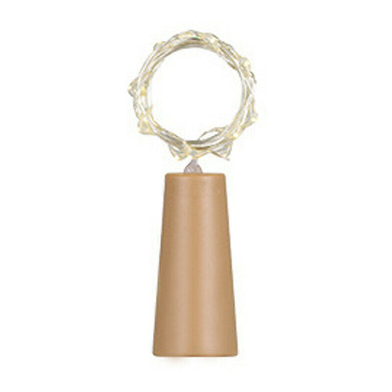 12 PCS LED Wine Bottle Cork Copper Wire Fairy String Lights Party Wedding Decor