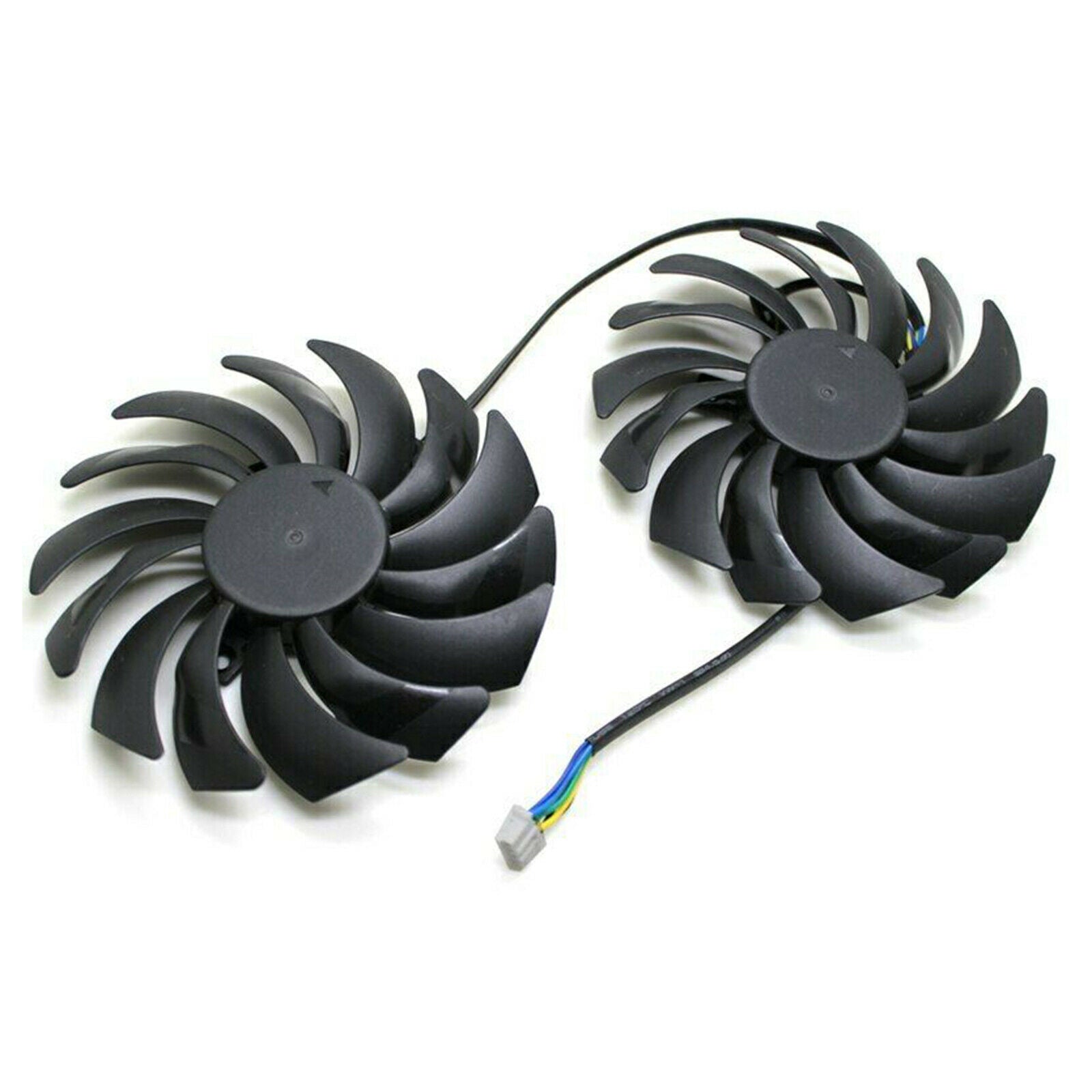 2x 92mm Graphics Card Cooling Fan 4 Lines 25dBA 0.40A for MSI GTX1080Ti 1070