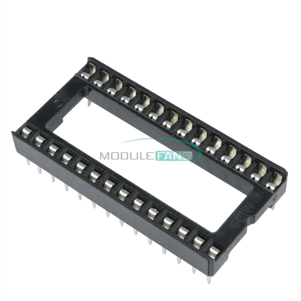 20PCS 28 Pin 28pin DIP IC Sockets Adaptor Wide Type Socket Pitch NEW