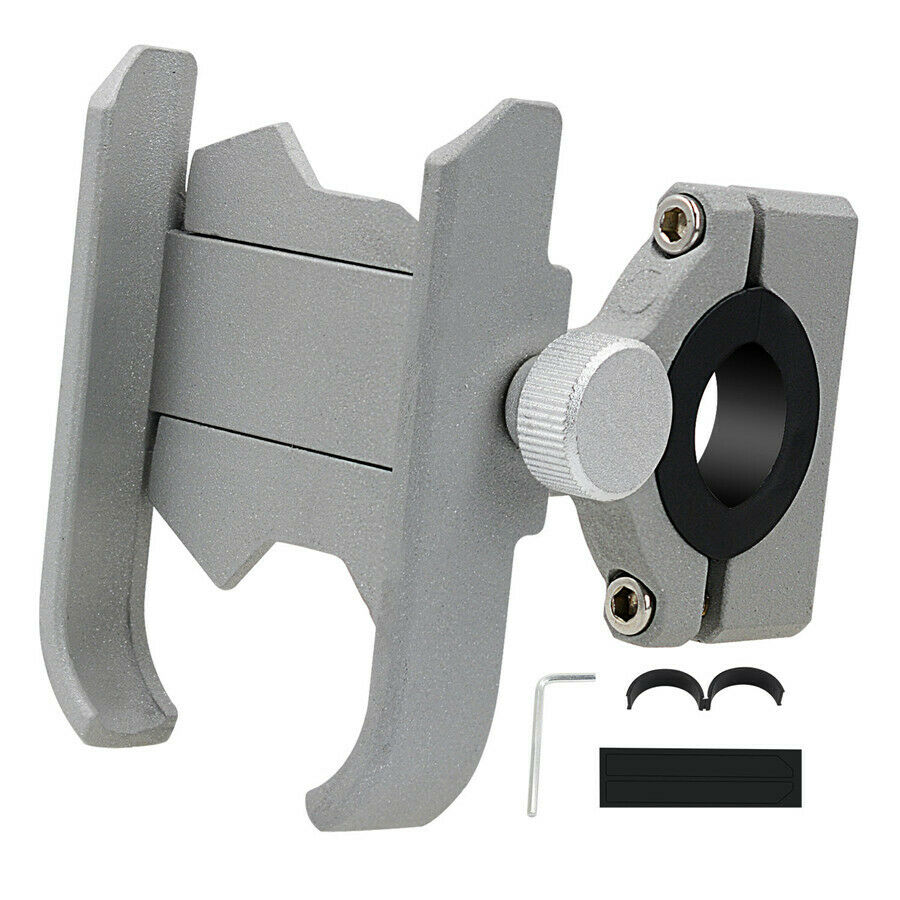 Motorcycle double anti-theft lock mobile phone bracket 360Â° rotating bracket