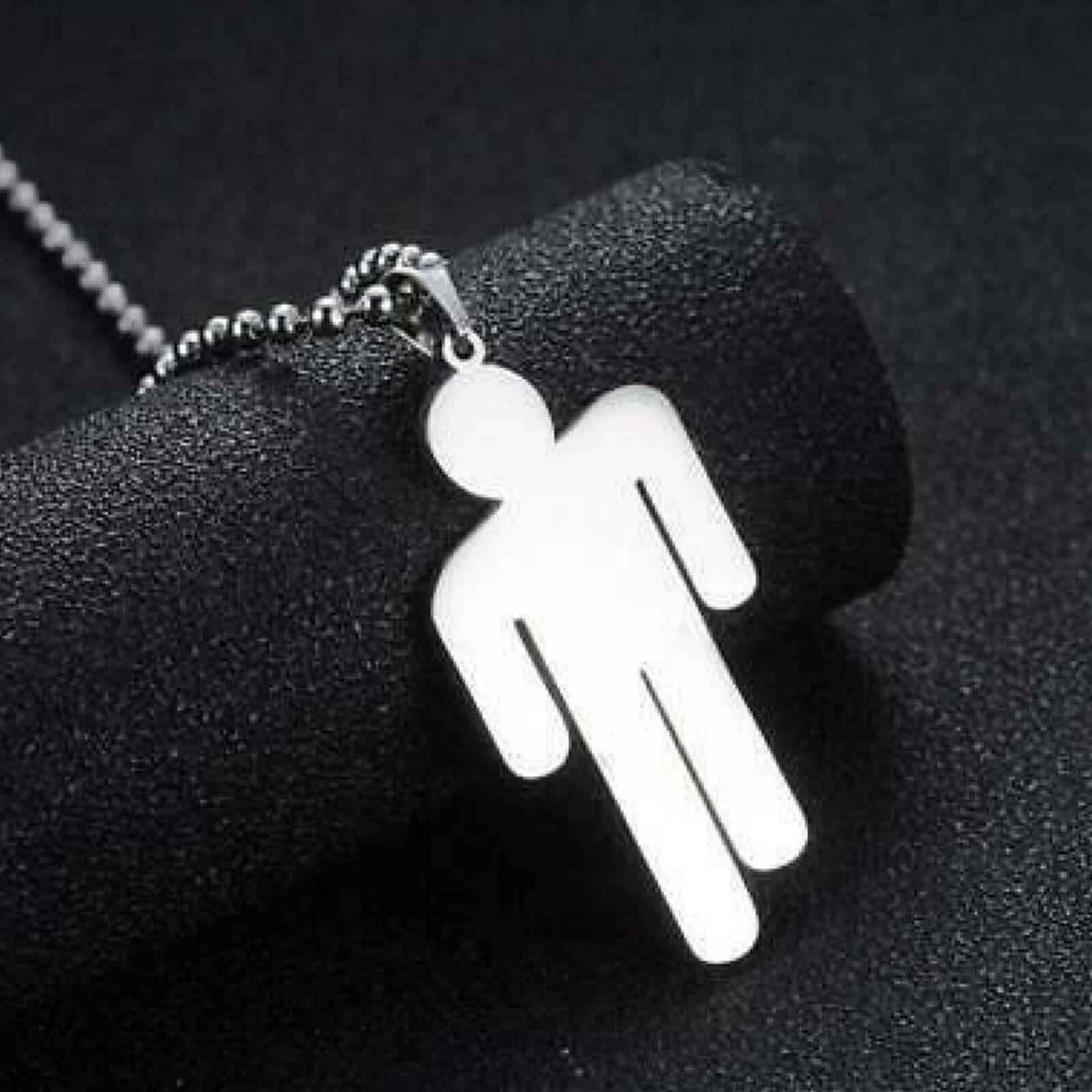 New Singer Pendant Necklace Stainless Steel Human Shape Jewelry Gift