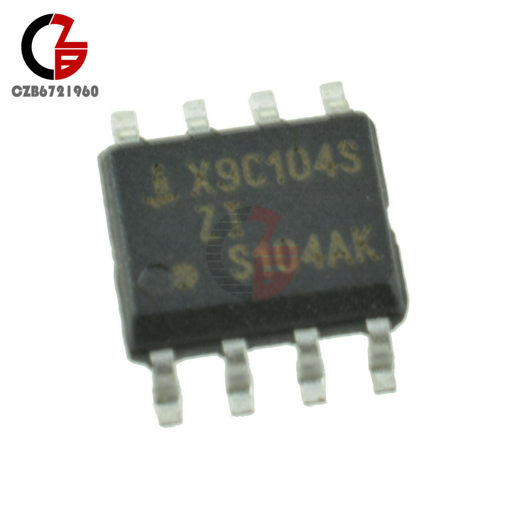 5PCS X9C104 X9C104P SOP-8 Digital Potentiometer IC Chip EEPROM Shock Wave 2.5MHz