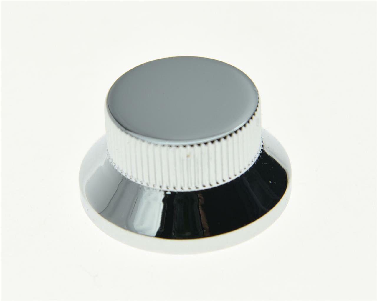 4pcs Chrome Metal LP Top Hat Bell Knobs Guitar Bass Knob for Metric 5.8mm Pots