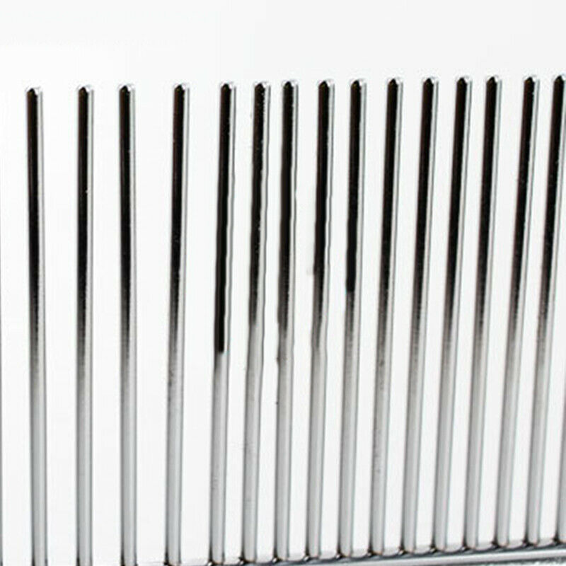 Pet Comb Dog Metal Double Row Teeth Brush Grooming Hair Stainless Steel Comb HN