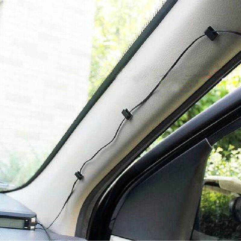 50x Car Wire Cord Cable Holder Tie Clips Fixer Organizer Drop Adhesive Clamp WB