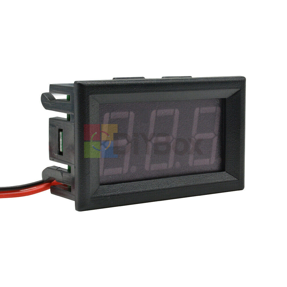 0.56" LED 2-Wire Voltmeter Digital Voltage AC70-500V Panel Voltmeter Ammeter RED