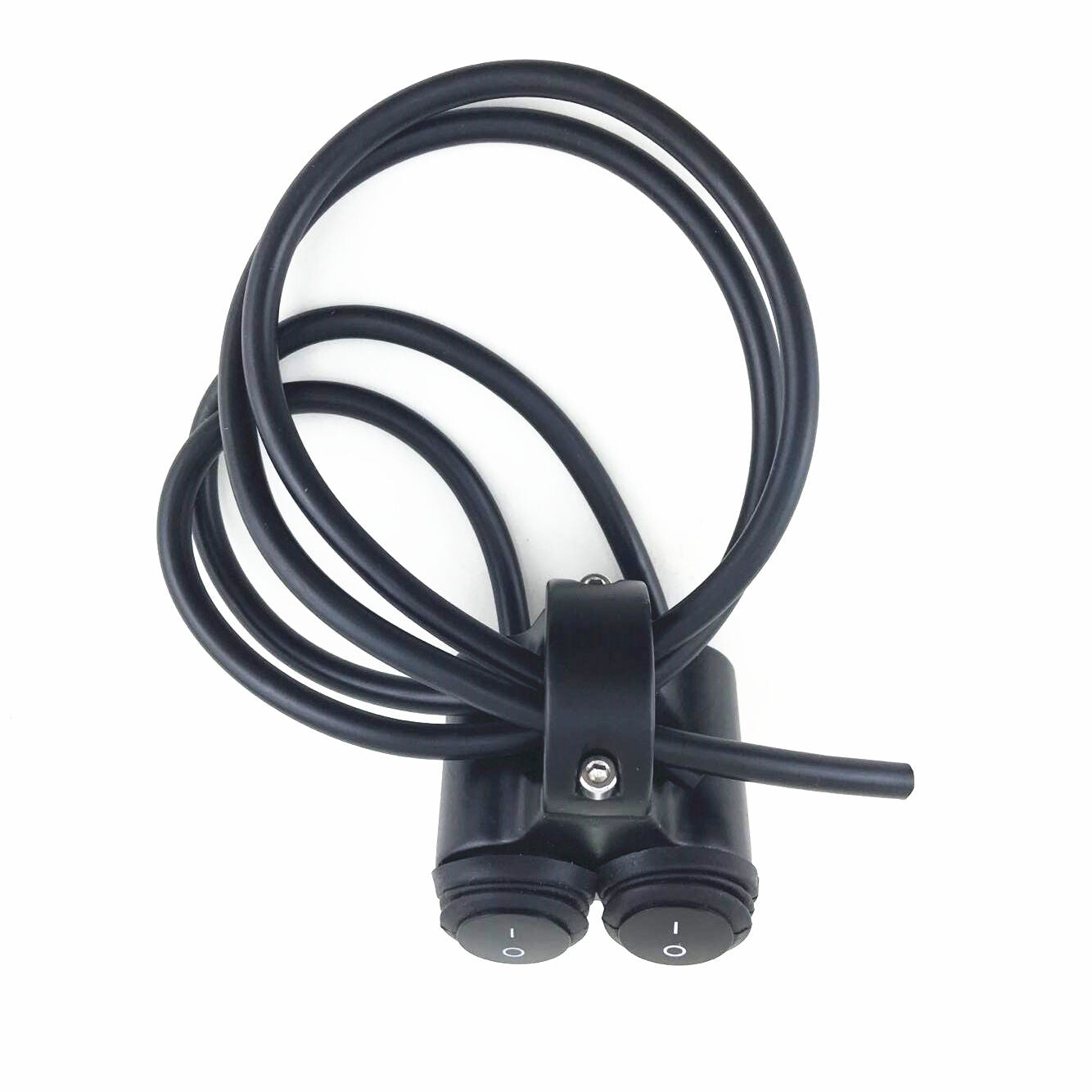 7/8'' Aluminum Motorcycle High Low Beam Headlight Spot Light On Off Dual Switch