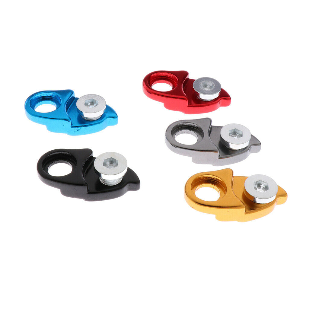 3 Pieces Aluminum Rear Derailleur Hanger Extension Convertor Gear Tail Hook