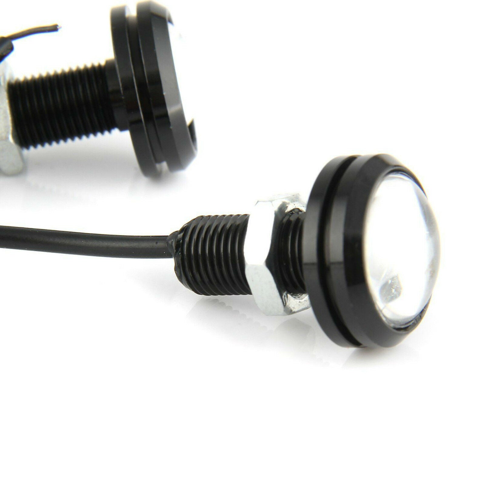 10pcs White LED Eagle Eye Light 12V 15W Daytime Running DRL Backup Car Rock Lamp