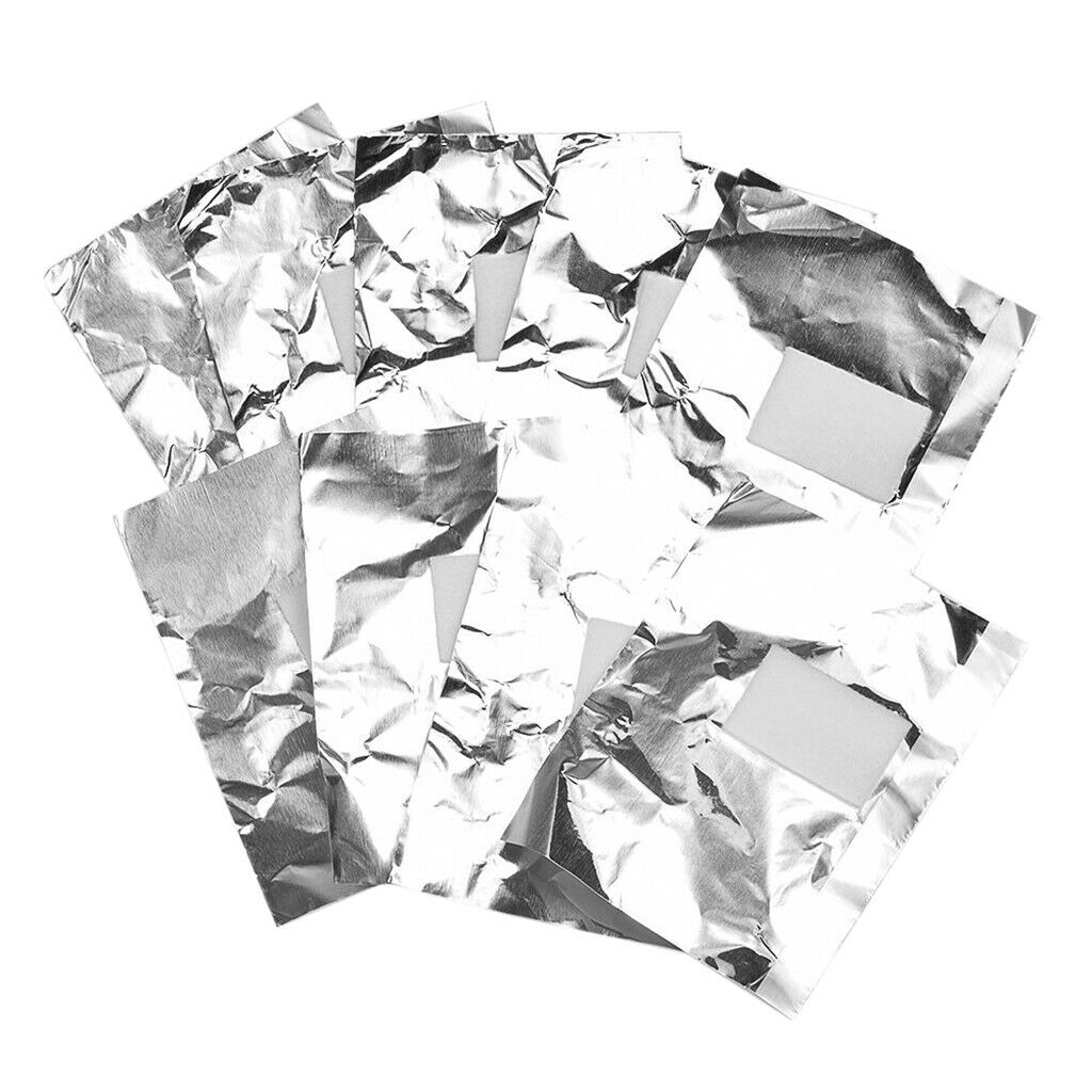 100x Nail Art Gel Polish Remover Pads Cotton Tinfoil