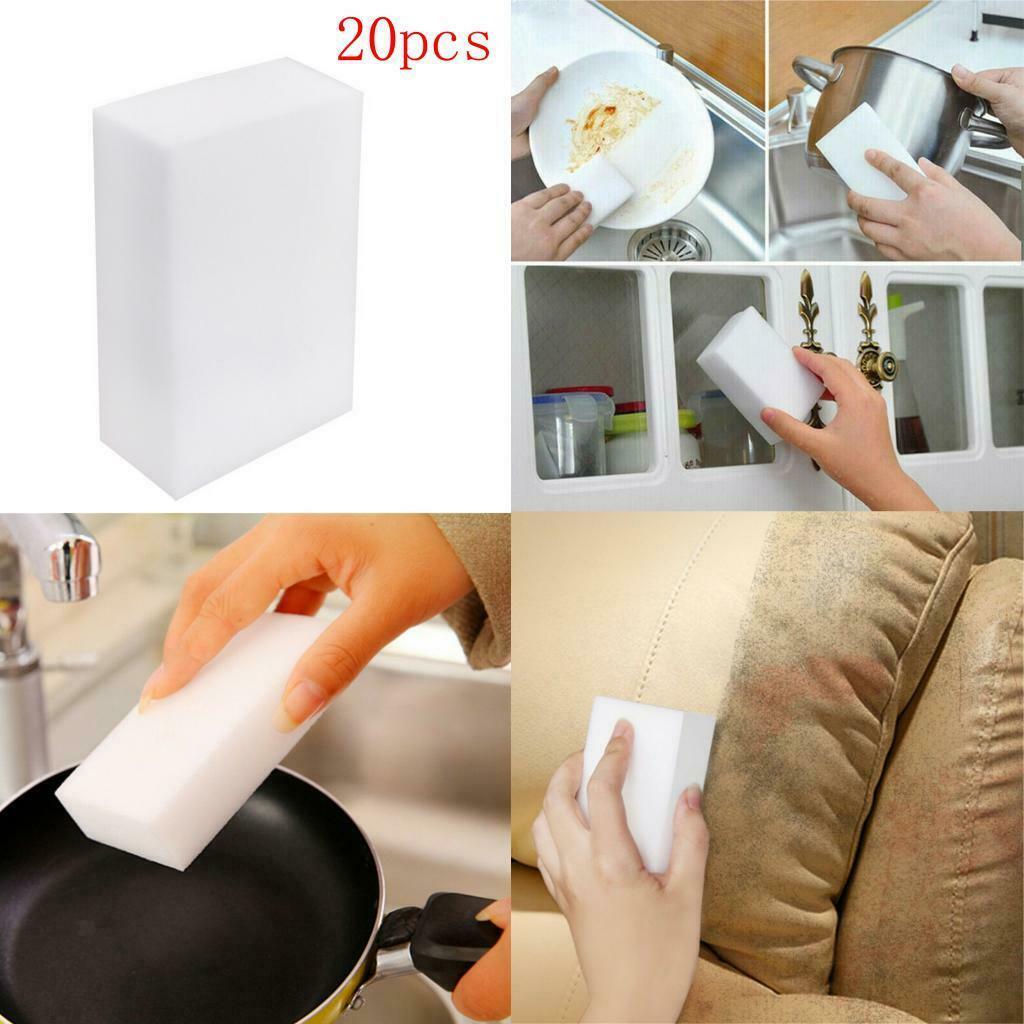 Nano Sponge Clean Leather Glass Ceramic Wood Plastic Cleaner Tool Set 20Pcs