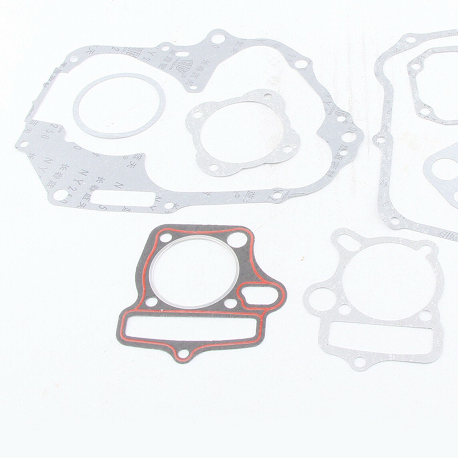 Complete engine cylinder gasket set for Chinese 125cc Lifan motorcycle