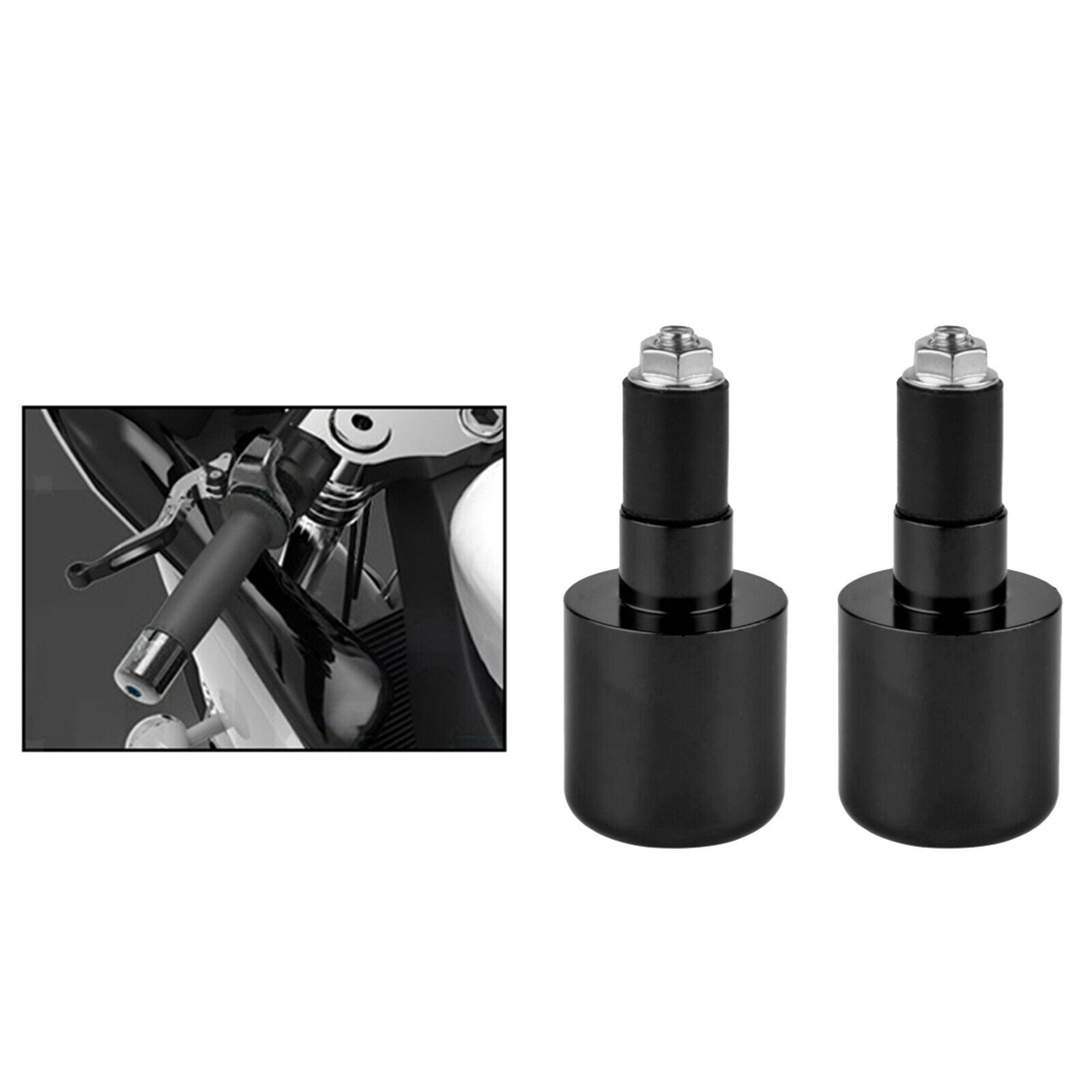 Motorcycle Ends Plugs Caps for Suzuki GSXR600 1000 2001-2014 Black