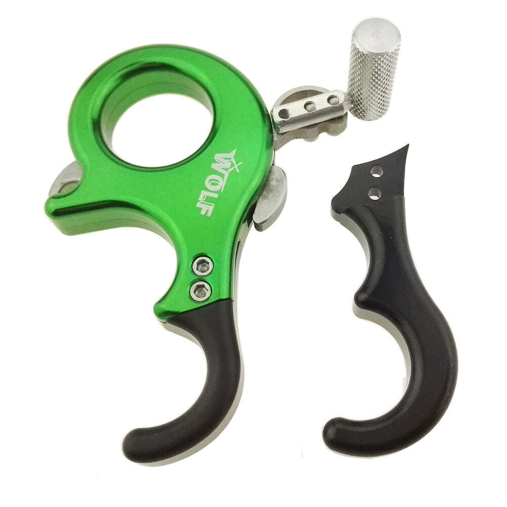 Archery Release Aids 3 or 4 Finger Grip Compound Bow Thumb Caliper Trigger