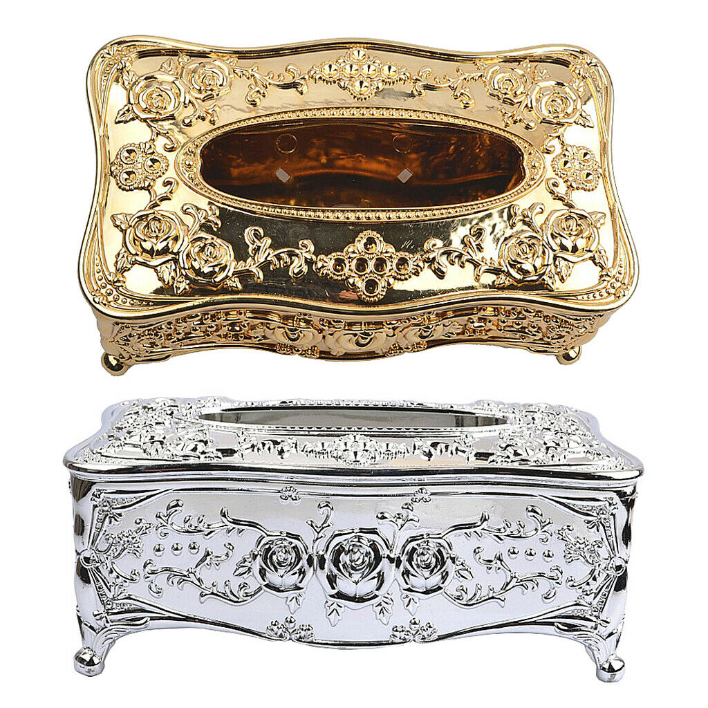 2pcs Tissue Holder Paper Box Arcrylic Napkin Dispenser for Living Room Hotel