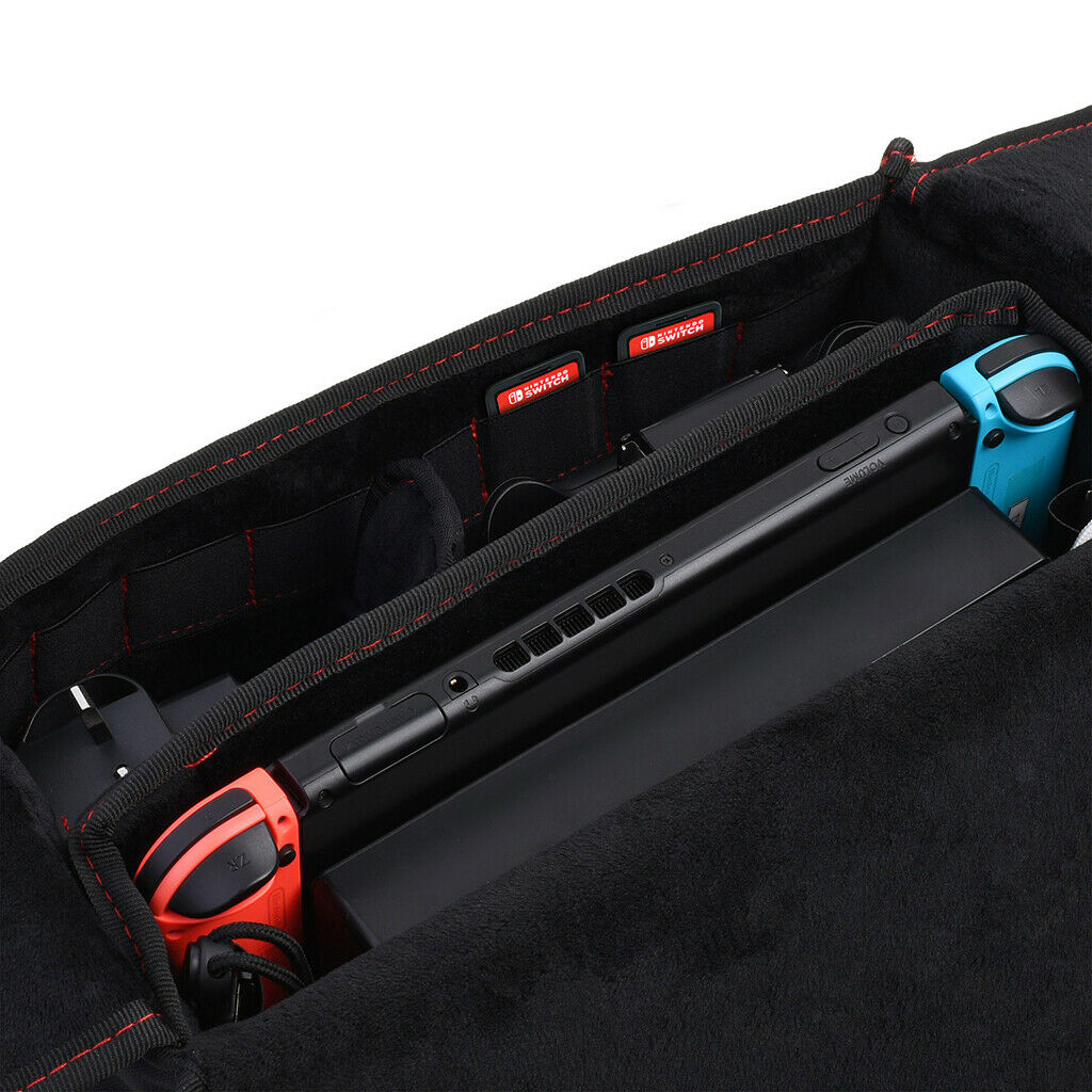 For Nintendo Switch Protective Carrying Case Cover Travel Storage Bag Black