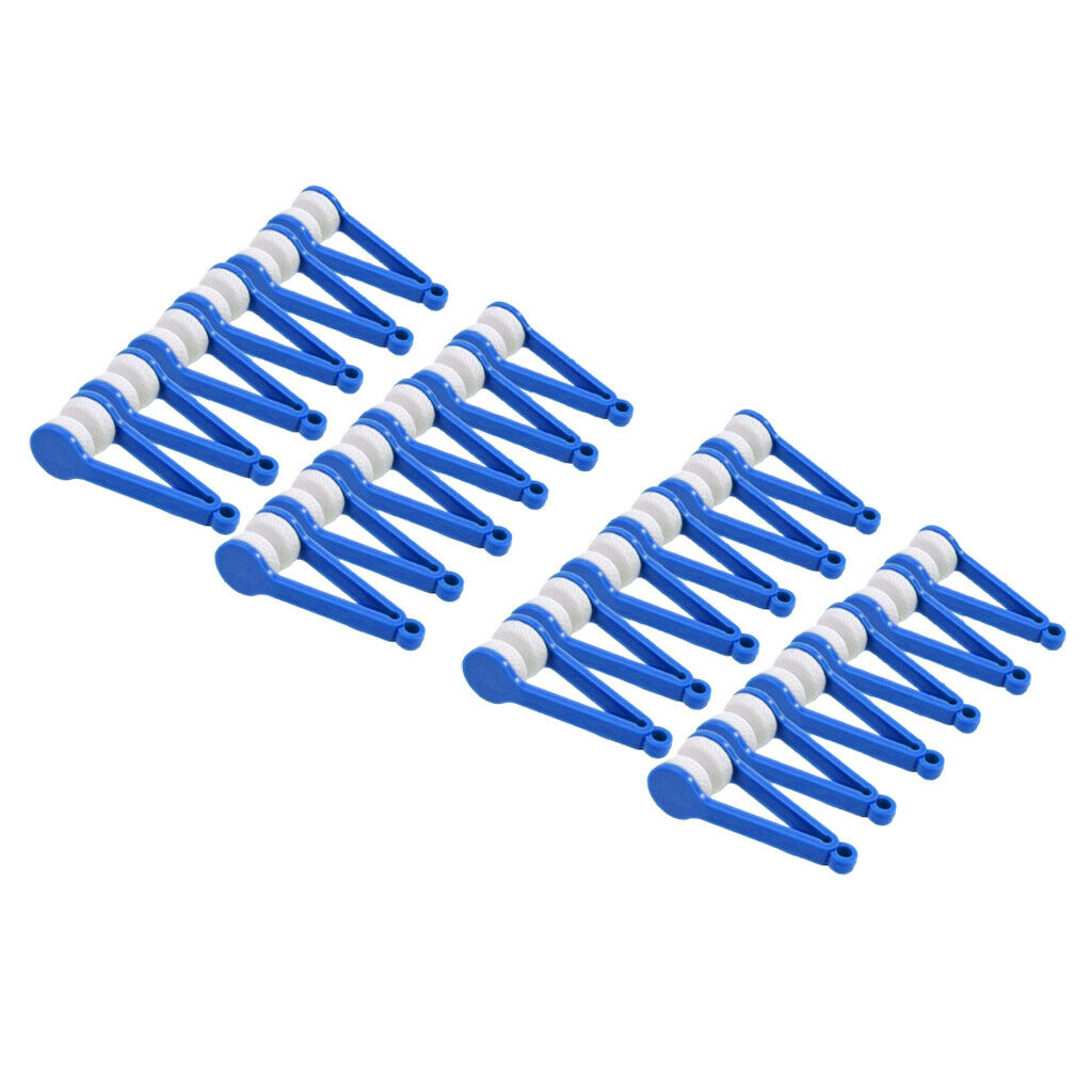 24Pack Mini Microfiber Spectacles Cleaner Cleaning Tools Brush Eyeglasses