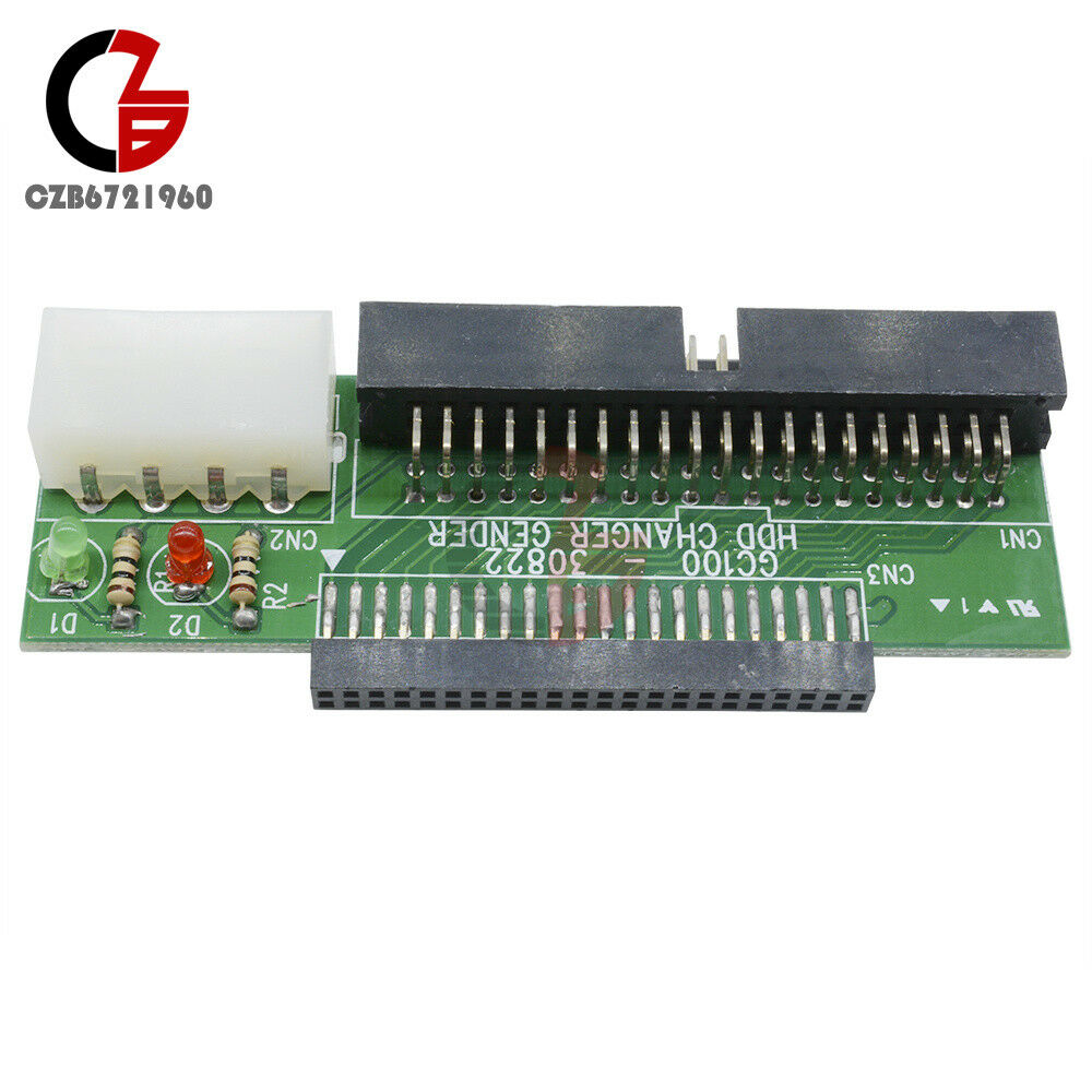 PATA/IDE To Serial ATA SATA Card Adapter Converter For HDD DVD 40Pin 2.5 to 3.5"