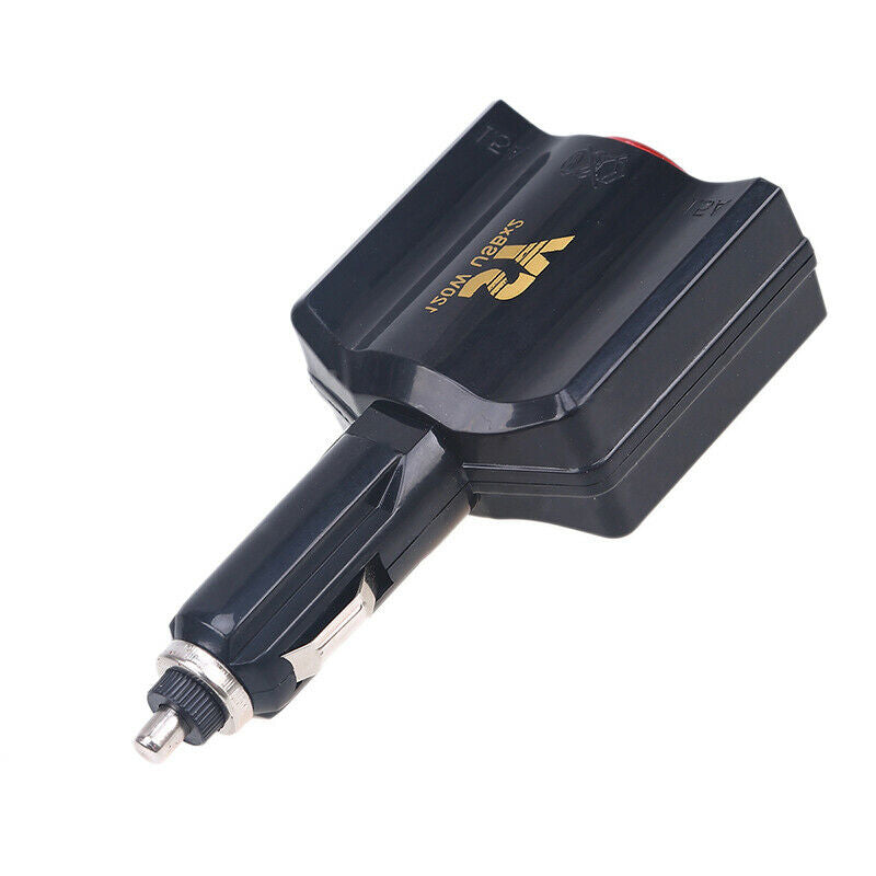 2A Black Car Charger Dual USB Port Fast Charging 12V Power Adapter Universal FIT
