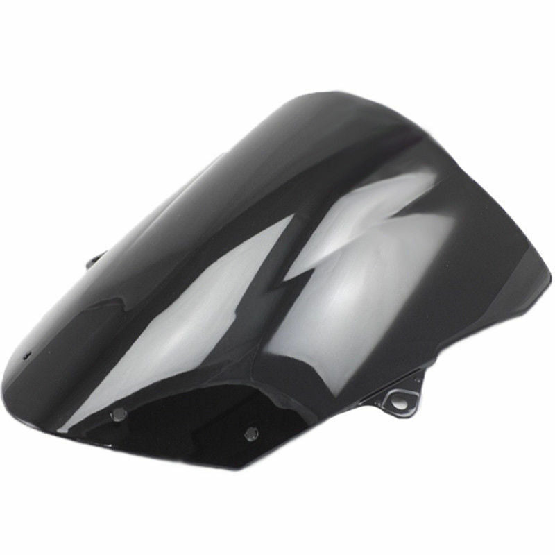 Motor Double Bubble Black Windscreen for Kawasaki Ninja ZX6R 09-16 ZX10R 2008-10