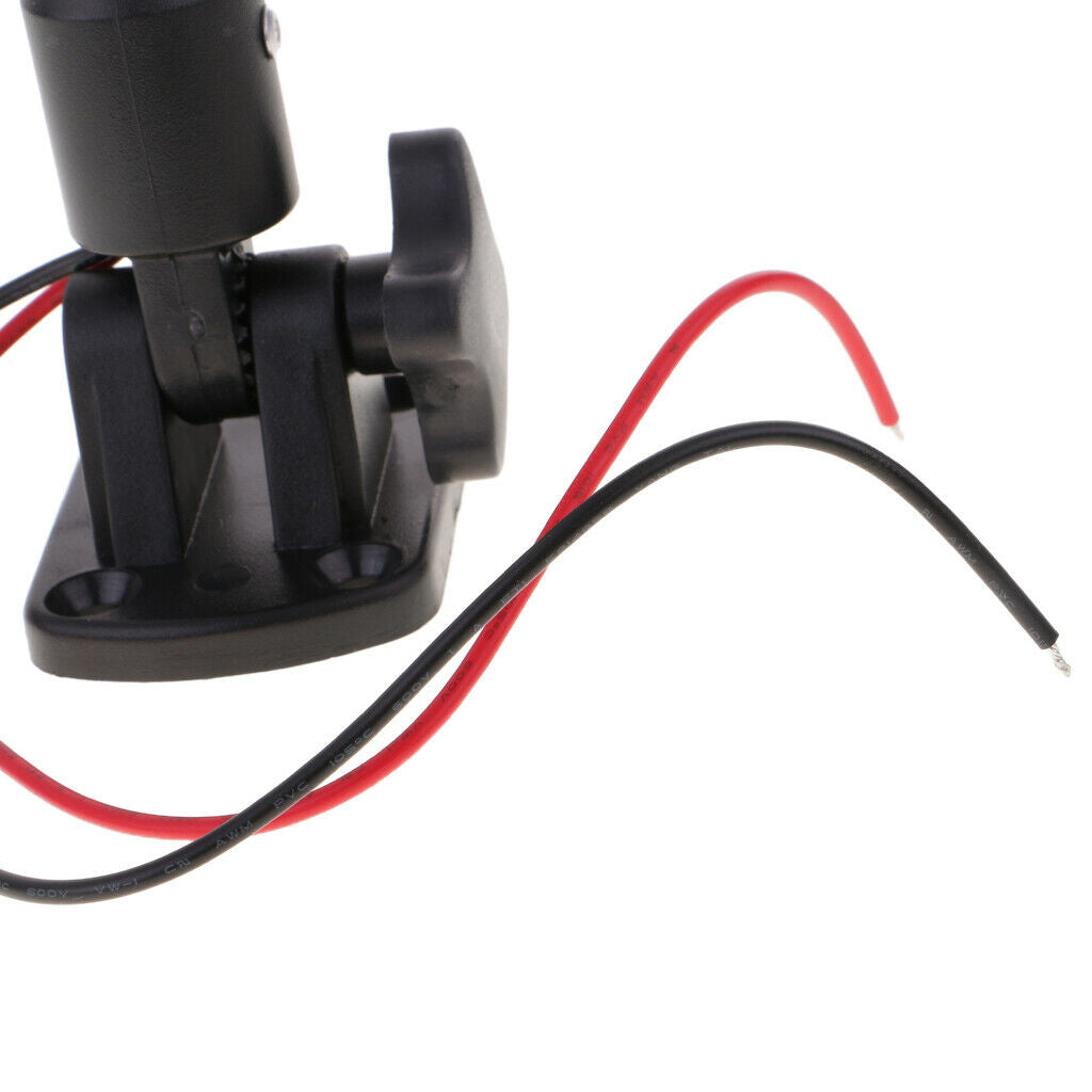 12V Marine Boat Three-Color Red Green White LED Anchor Light Stainless Steel