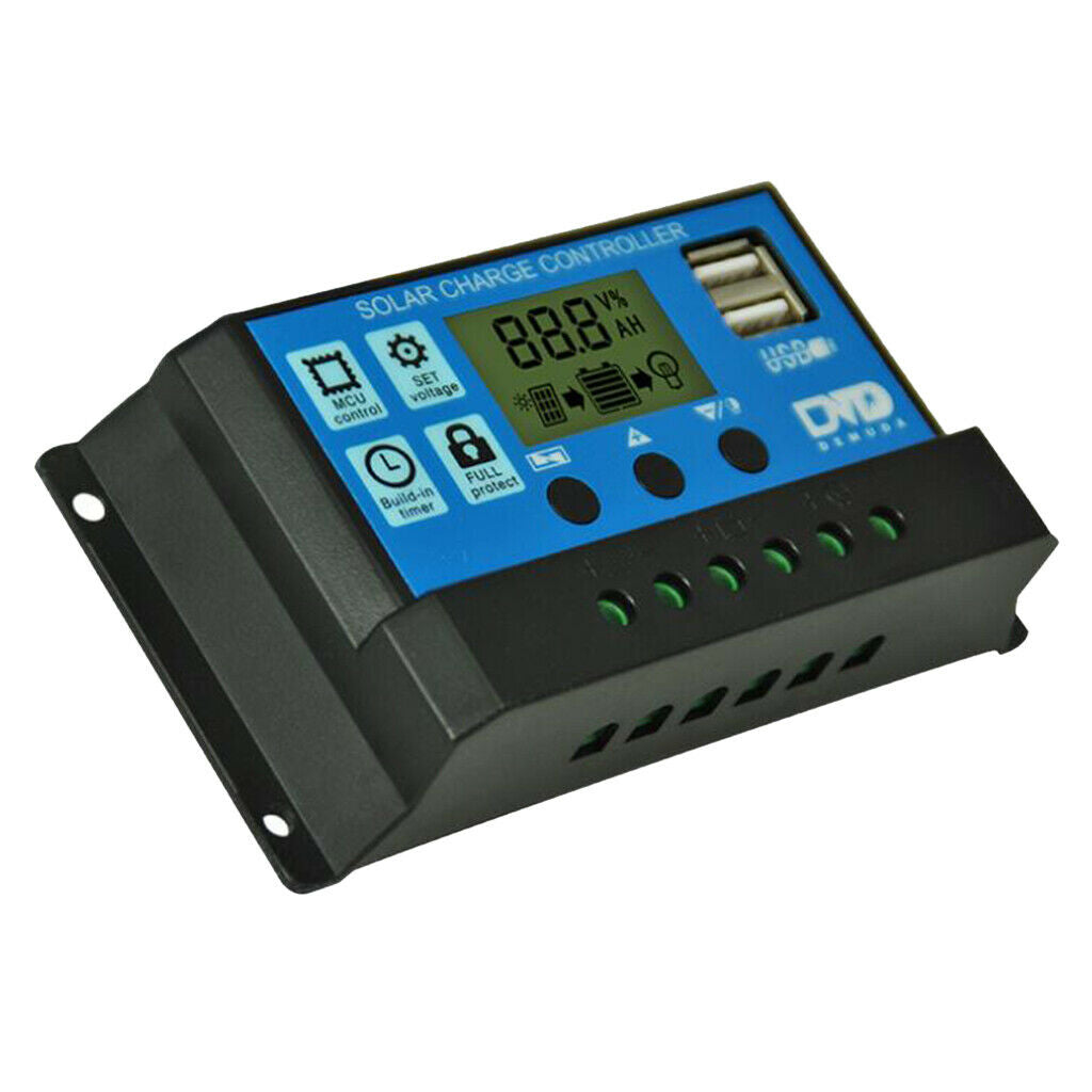 60A Solar Panel Battery Charge Controller Regulator, Intelligent Regulator with