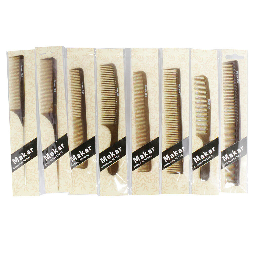 Professional Hair Styling Comb Set Hairdressing Combs Kit for Salon Barbers