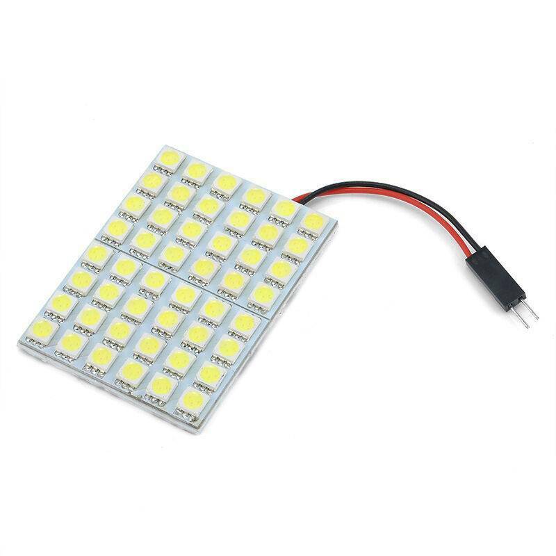 Car Interior White 48 SMD 5050 LED Light Lamp Panel T10 Festoon Dome 12V Light