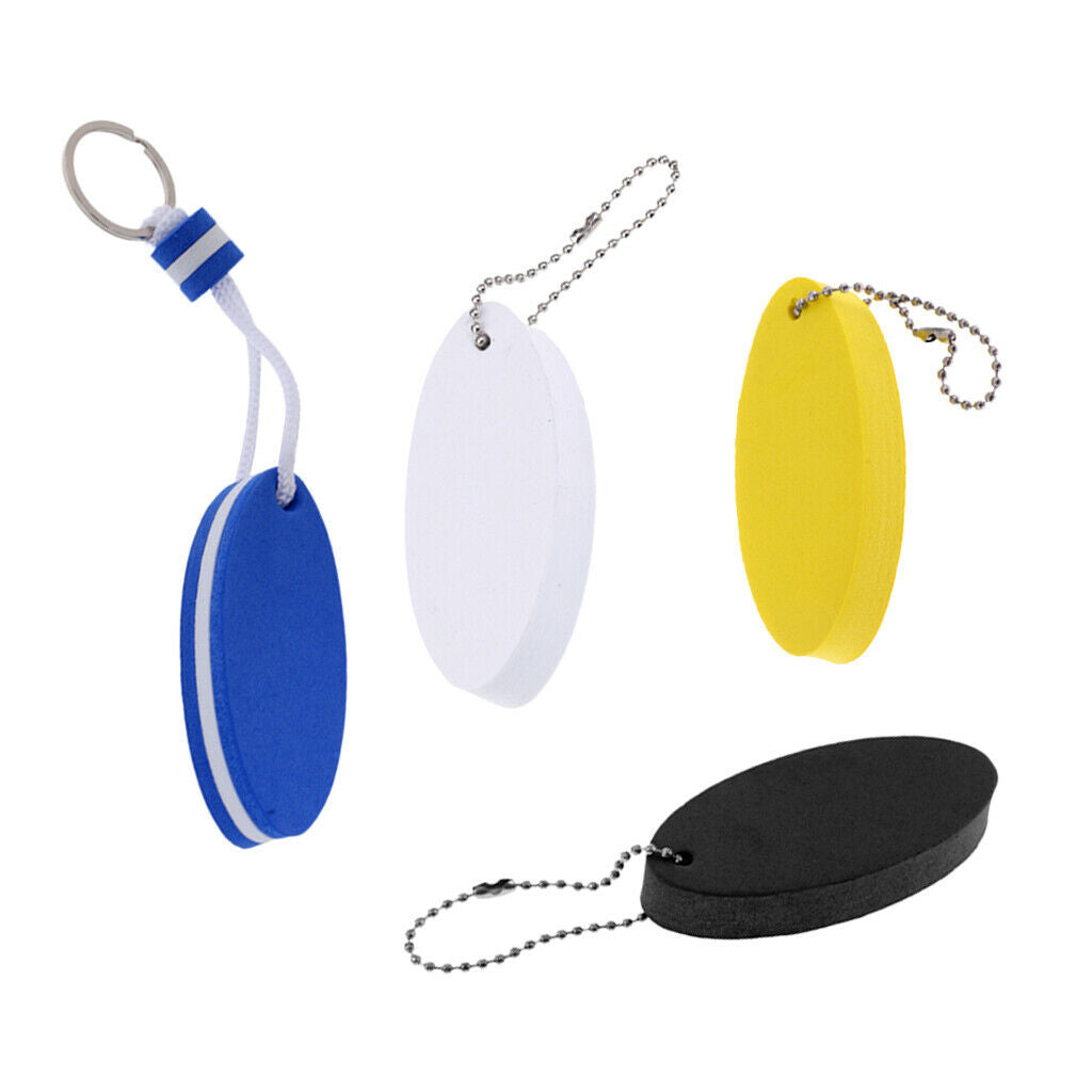 4Pcs Floating Boating Keychain Yachting Sailing Fishing Key Ring Float