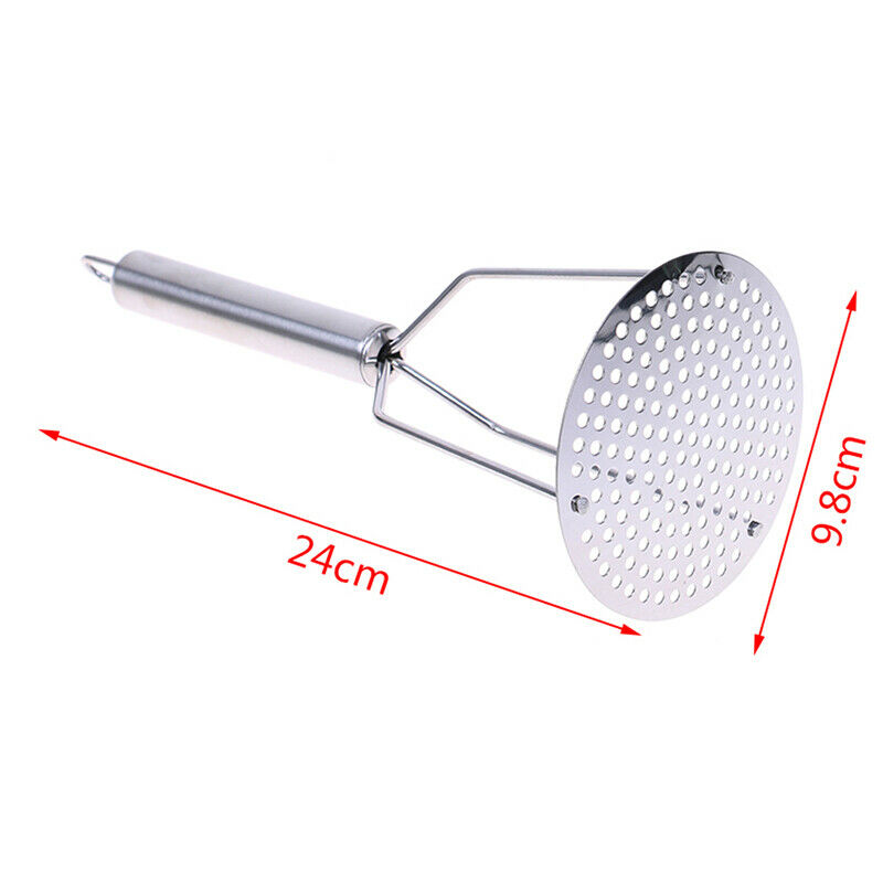 Potato Pusher Smooth Mashed Pressed Potato Masher Ricer Puree Juice Kitch.l8