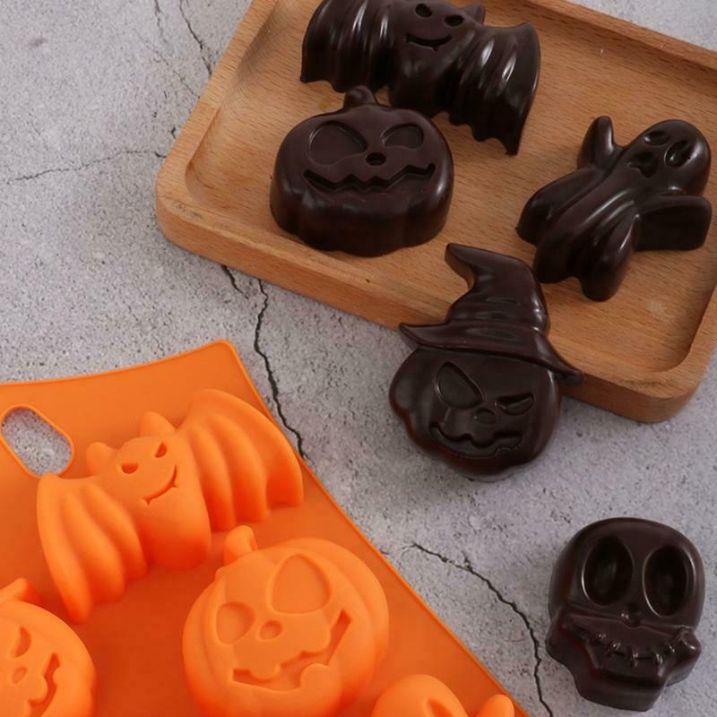 4 PCS Chocolate Mold Non-stick Baking Utensils Pumpkin Personality Modeling Mold