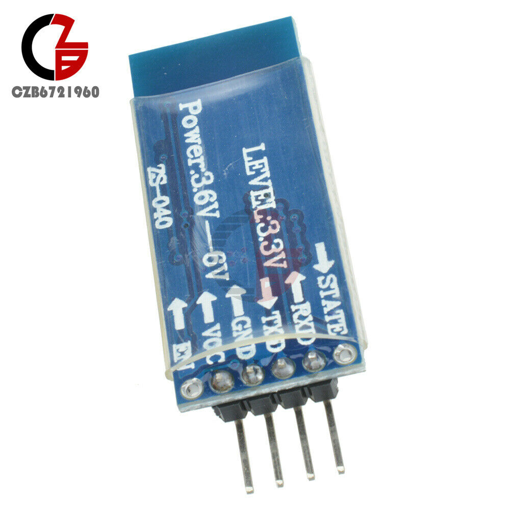 1PC HC-06 RS232 Wireless Serial 4 Pin Bluetooth RF Transceiver Module Backplane