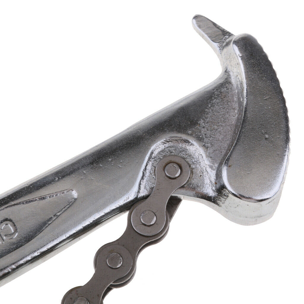 Heavy-duty 9-Inch Chain Wrench Oil Fuel Filter Remover Adjustable Mechanic Auto