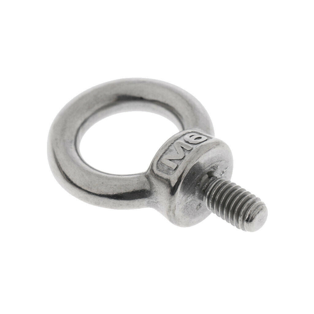Stainless Steel Eye Bolt M6 x 11mm for Marine and Industrial Applications