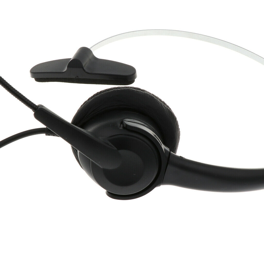 Hands-free Call Center Noise Cancelling 3.5mm Headsets Headphone for Office
