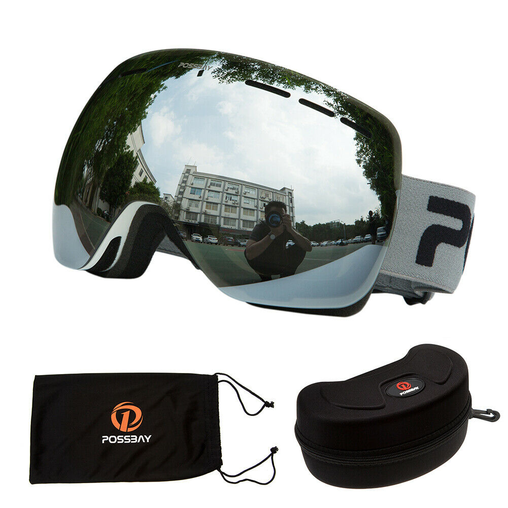 Ski Goggles Anti-Fog UV Protector Snowboard Glasses Eyewear Outdoor Sports Skate