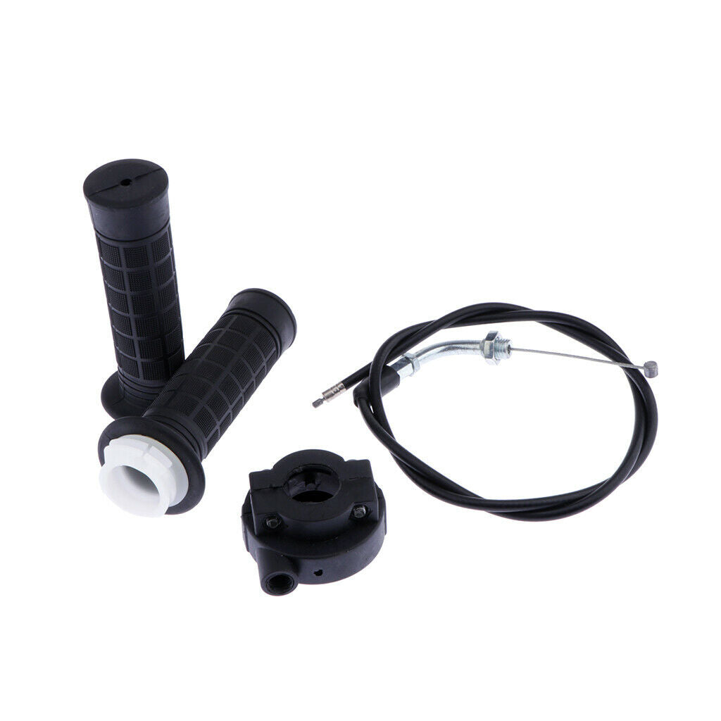 Twist Throttle  Handle Grips And Cable Set 7/8" for 110-125cc ATV