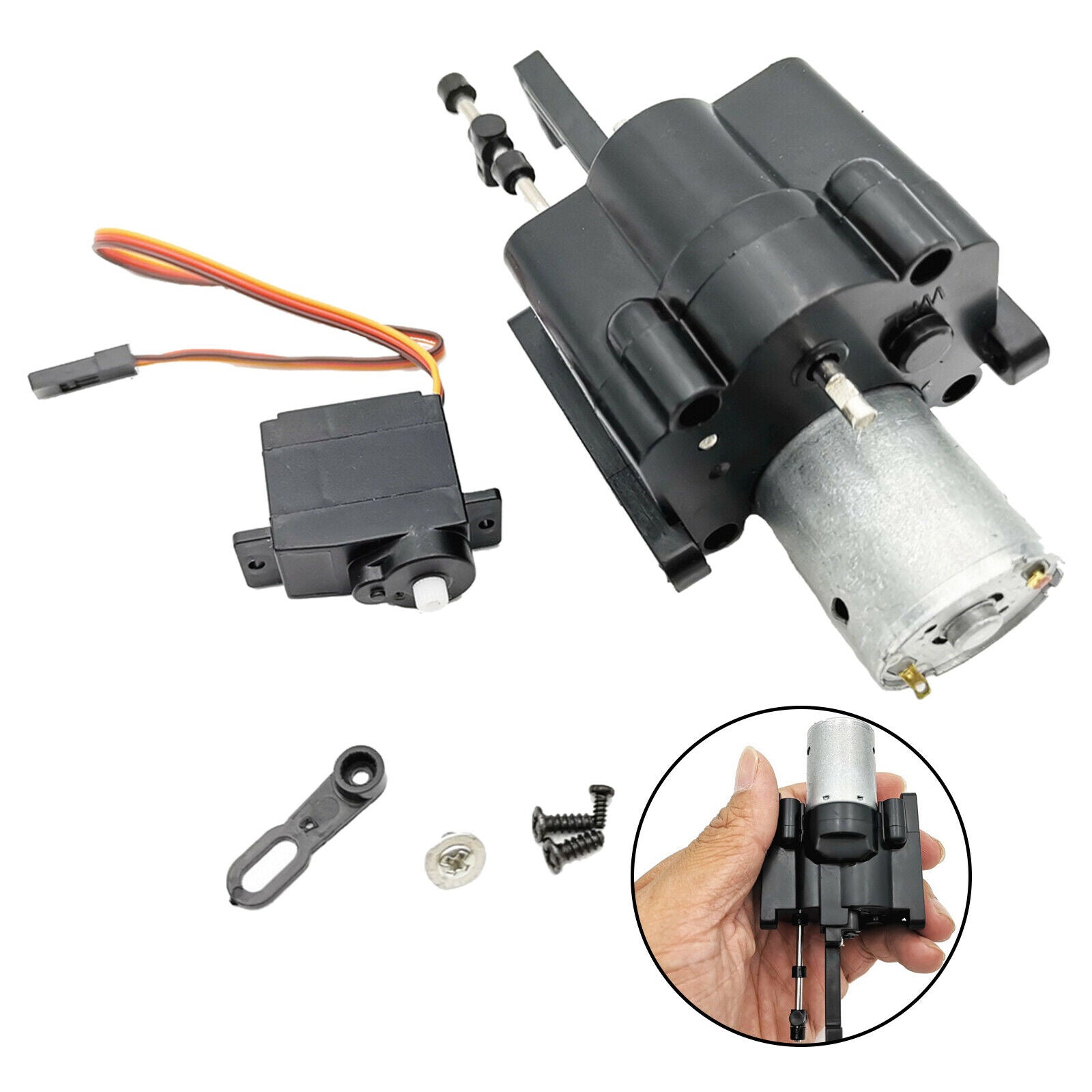 RC Car Transmission   for WPL 1/16 4WD Army Truck Truck Car Parts